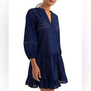 Shoshanna Cotton Eyelet Swim Cover-Up